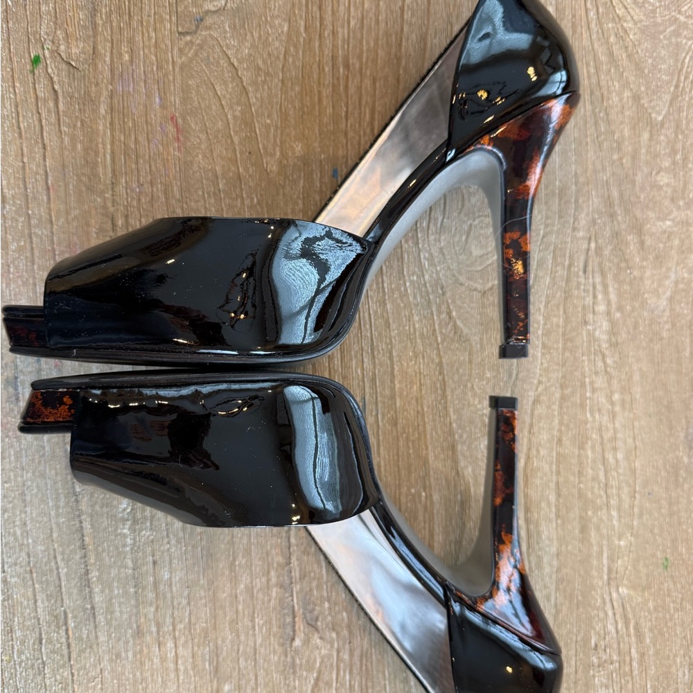 Jessica Simpson Black Patent Leather Heels